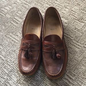 Allen Edmonds Brown Tassel Loafers 12D
